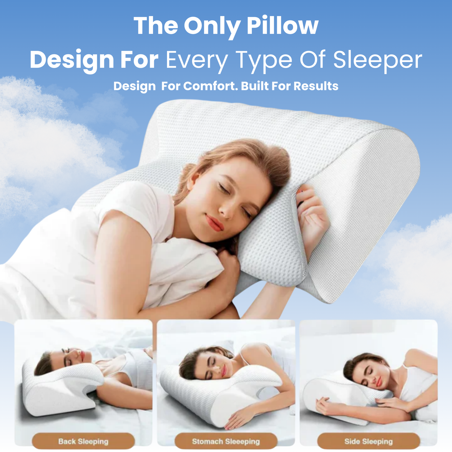 Snozie Contour Relief Pillow