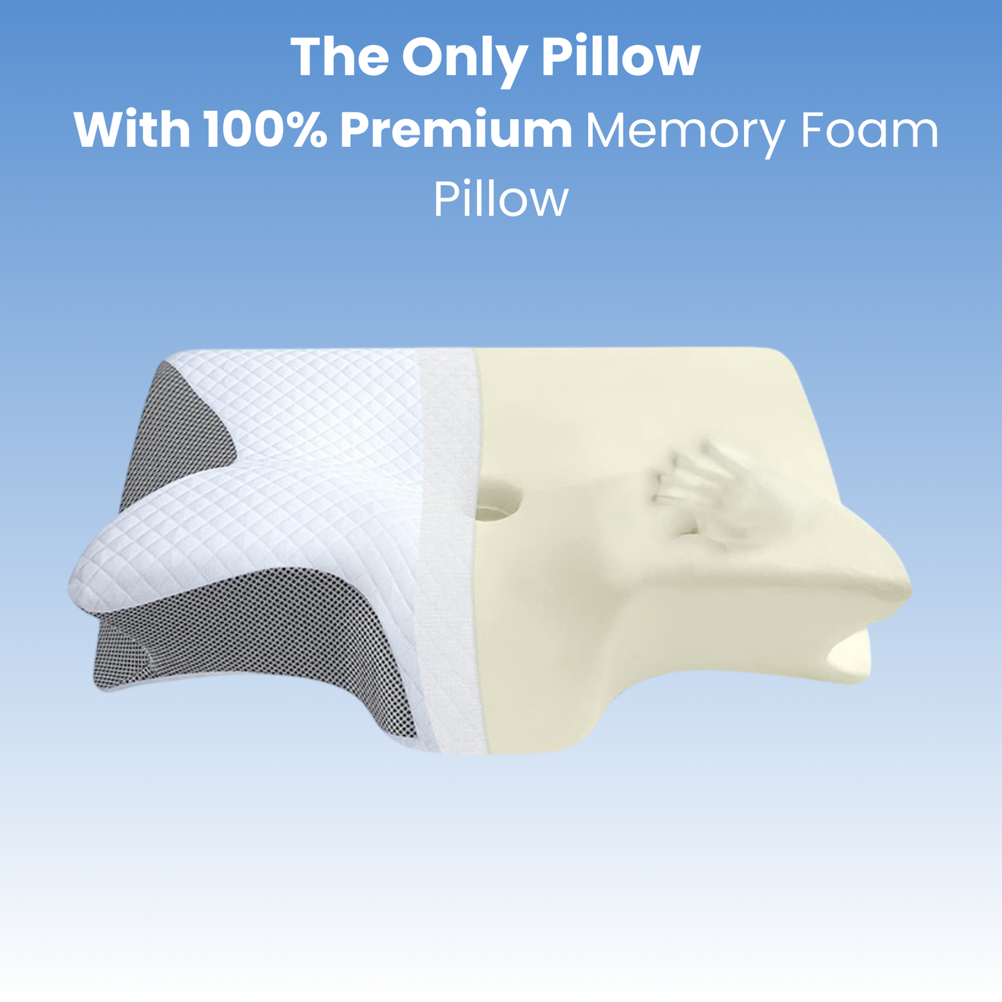 Snozie Contour Relief Pillow