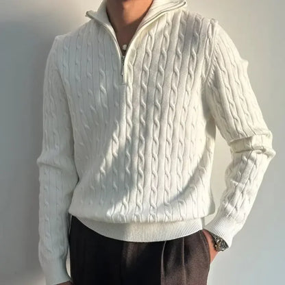 Elite | Knitted  Men's Half-Zip Sweater